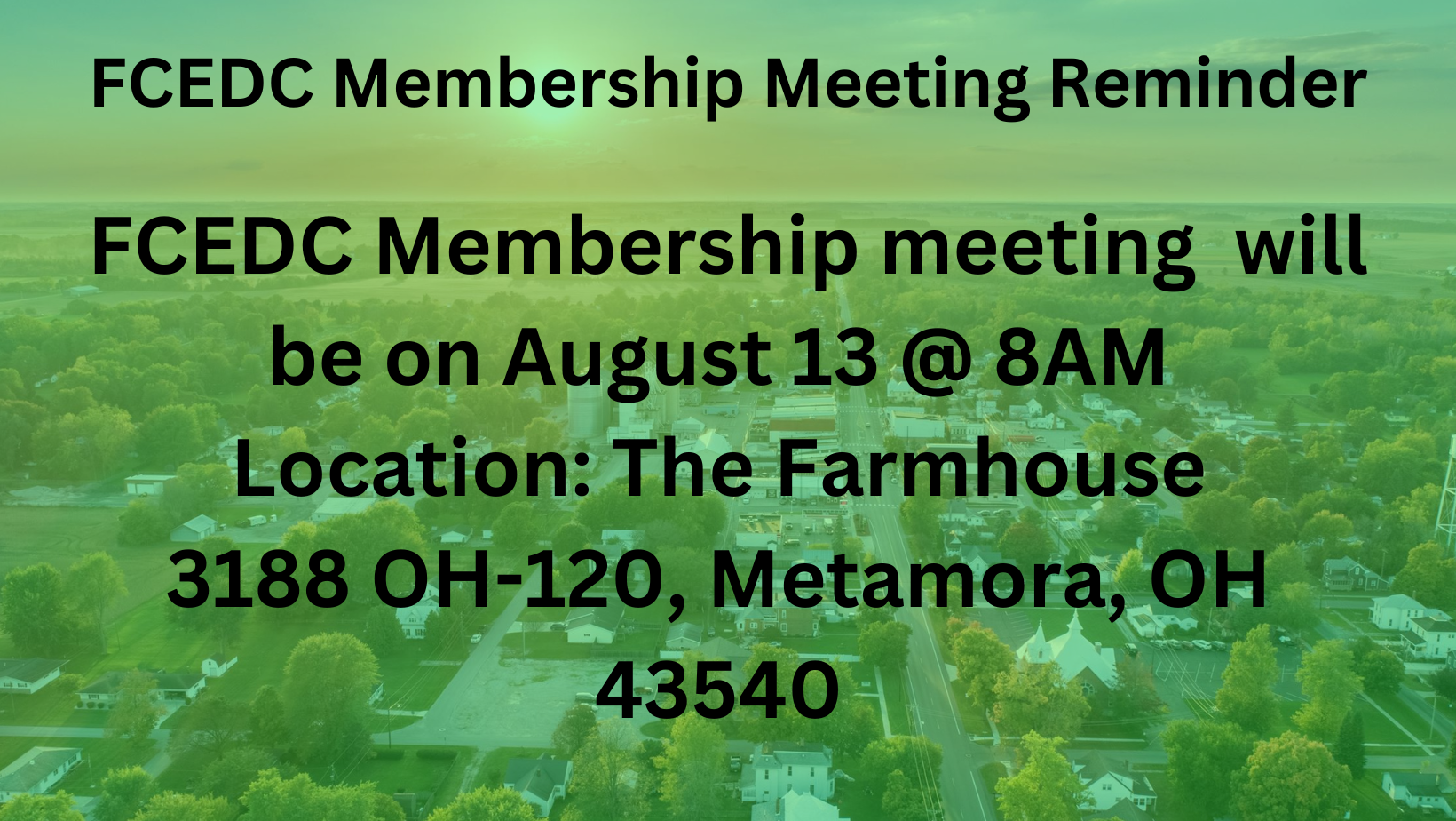 FCEDC Membership Meeting